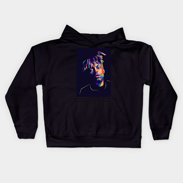 Musicians Pop Art Kids Hoodie by SiksisArt